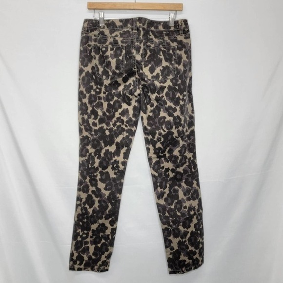 London Jeans Leopard Ankle Cropped Jeans - Picture 9 of 11